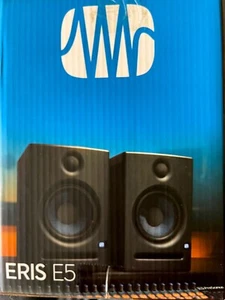 New Pair of PreSonus ERIS E5 5.25" Active Hi Def Studio 2-Way Monitor Set of 2 - Picture 1 of 10