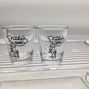 Vintage Nudie's Honky Tonk Nashville, TN - Cowgirl Menge 2 Schnapsgläser Neu aus altem Lagerbestand Libbey - Bild 1 von 4