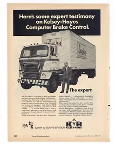 1971 Kelsey Hayes Co. Ad: International Tractor Trailer - Lucky Supermarkets - Picture 1 of 1
