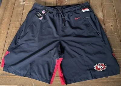 Men's Nike Woven 49ers Player Practice Flex Shorts L Black NWTRare!! - Image 1 of 4