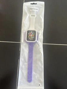 Silikon Multicolor Armband für Apple Watch Series 9 8 7 6 5 4 3 2 1 45/44/mm Strap - Bild 1 von 1