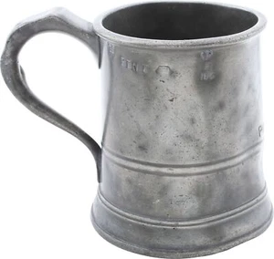 VICTORIAN PEWTER PUB MUG. - Picture 1 of 6
