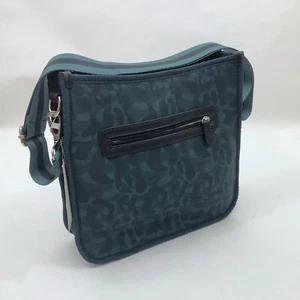 Jen & Co. Jolee Umhängetasche Neopren Leopard & Navy 12 x 11 x 3,5 cm - Bild 1 von 6