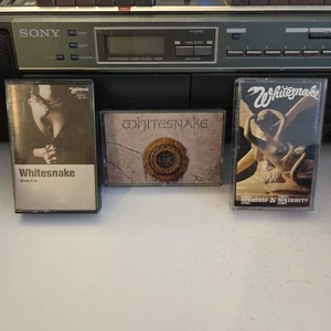 Whitesnake Cassette Tape Lot 3 Self ~ Slide It In ~ Saints & Sinners Tested VG - Picture 1 of 16