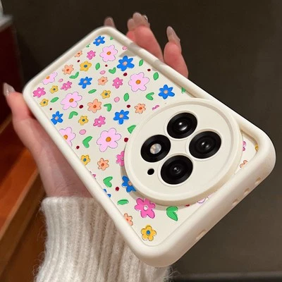 Floral Patterned Phone Case For OnePlus 13 12 Ace 5 3 13T 13R 12R Silicone Cover - Image 1 of 4