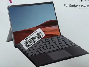 Microsoft Surface Pro 8 / Pro X Tablet Bluetooth Tastatur Lederhülle mit Stiftsc - Bild 1 von 4