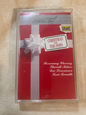 Telarc Christmas with the Pops Kunzel Audiophile Cassette Tape Holiday Music - Изображение 1 из 2