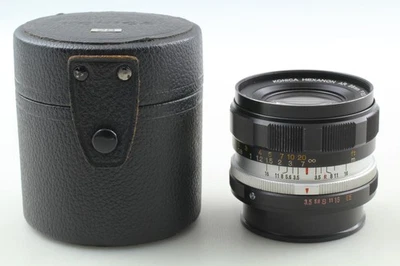 [MINT] Konica Hexanon AR 28mm f/3.5 MF Wide Angle Lens w/case From JAPAN - Image 1 of 4