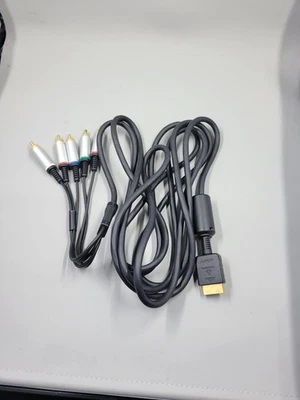 Official Sony Playstation PS3 Component AV Cable Gold Tip - Image 1 of 4
