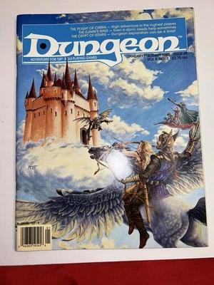 Advanced Dungeons & Dragons: Dungeon Magazine TSR Original Vol 1 #9 1986 1988 - Image 1 of 4