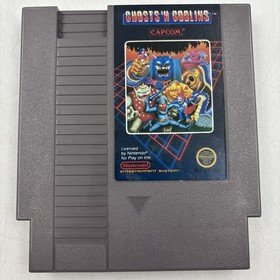 Ghosts 'n Goblins [5 Screw] (Nintendo NES, 1986) Cartridge Only Authentic Game