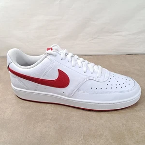 Nike Court Vision Low weiß rot Herren 10,5 rechter Schuh nur Ersatz - Bild 1 von 9