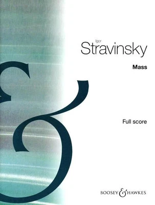 Messe Igor Stravinsky Score Mixed Choir and Windensemble Boosey and Hawkes - Image 1 of 3