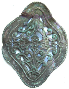 Antique Ornament Brass Belt Buckle (Y25-06) - Picture 1 of 4