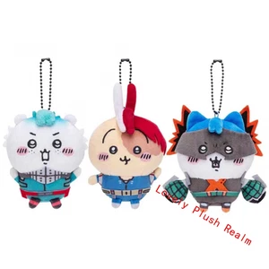 Chiikawa × My Hero Academia Usagi Hachiware Muñeca de Peluche Llavero Colgante Regalos - Imagen 1 de 11