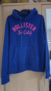 Hollister Hoodie Jumper Pullover Ladies Size Large L Blue - Picture 1 of 3