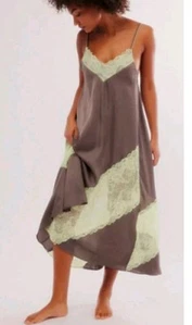 Nuevo con etiquetas Pijama Intimately FREE PEOPLE Primera Fecha Maxi Slip Para Mujer Ropa para Dormir Pequeño - Imagen 1 de 10