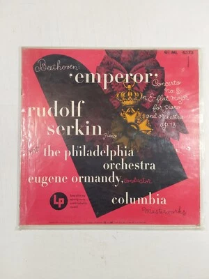 Columbia Master Works Beethoven: Emperor By Rudolf Serkin 33RPM Vinyl LP Record - Image 1 of 4