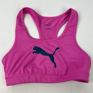 Puma Sports Bra Womens S Pink/Grey - Picture 1 of 4