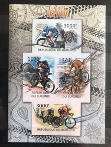 Le Velos /  Cycling - stamps - Imperf. Burundi - MNH** - Del.14 - Picture 1 of 1