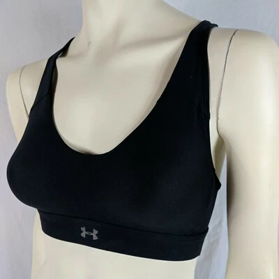 Under Armour womens size Small Black Sports Bra - Image 1 of 4