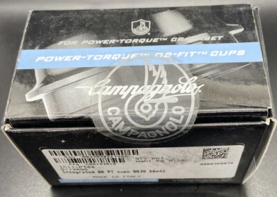 Campagnolo Power-Torque OS-fit bottom bracket cups BB30 68x42 New In Box - Image 1 of 3