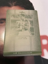 2011 Leaf Muhammad Ali Event Worn Metal Printing Print Plate Black EWM-9 1/1 SSP
