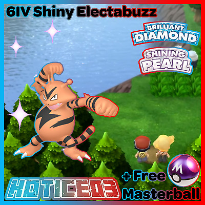 6IV Shiny Electabuzz Pokemon Brilliant Diamond Shining Pearl