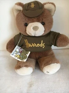 Harrods Plush Teddy Bear With Tags 35cm Tall - Picture 1 of 7