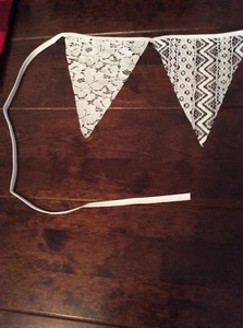 New 3.4M Lace Bunting - 12 Flags - Picture 1 of 6