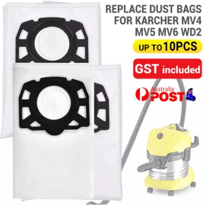 12X Replace Dust Bags For Karcher 2.863-314.0 KFI 357 KA 40 MV4 MV5 MV6 WD2 Plus - Picture 1 of 27