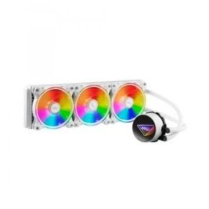 ADATA DISSIPATORE CPU ACQUA LEVANTE X 360 ARGB WHITE RGB mirror pump head DISSIP - Foto 1 di 3