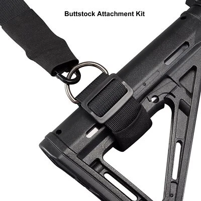Tactical Gun Sling Adapter Heavy Duty D Ring Loop Shoulder Strap Attachment - Image 1 of 4