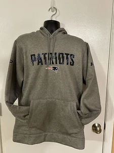 NFL Under Armour Storm-X New England Patriots Combine Hoodie XL Men's Sweater - Picture 1 of 21