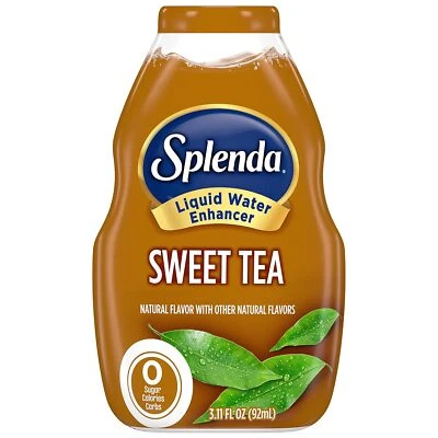 SPLENDA 液体水增强剂滴,无糖,零卡路里 3.11 液量盎司(1 包) — 第 1/4 张图片