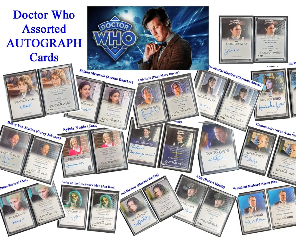 Rittenhouse Doctor Who 2024, tarjetas de autógrafo surtidas, tú eliges Foto 1 de 1