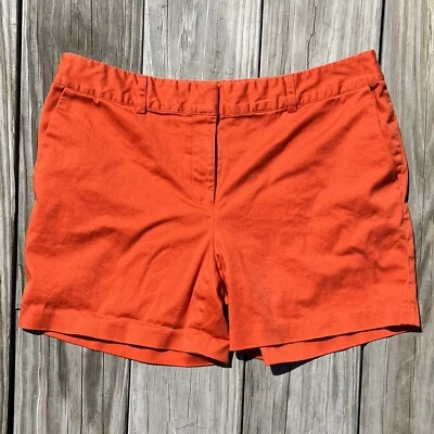 Pantalones Cortos Michael Kors 4 1/2" Entrepierna Naranja Informal Caminar Senderismo Mujer Talla 6 Foto 1 de 4
