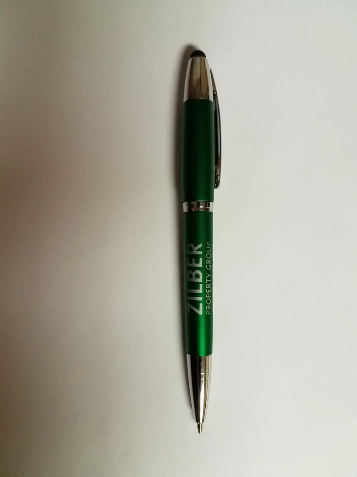 Stylus-Pens, 1 Misprint Metal Stylus Retractable Ballpoint Pens - Image 1 of 1