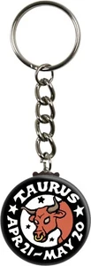 Schlüsselanhänger - Astrologie Horoskop Erde Zeichen Stier Sternbild Schlüsselring #10249 - Bild 1 von 2