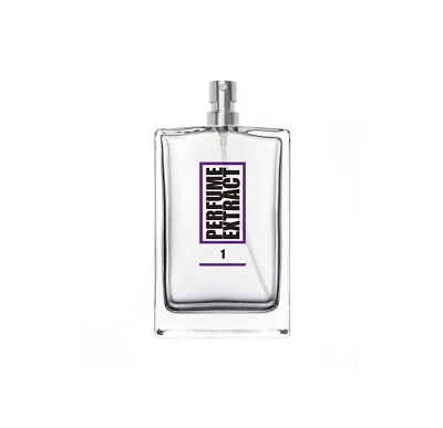 ISO E SUPER 01 Perfume Extract 01 1 x 100ml Fragrance Glass with Chrome Atomiser