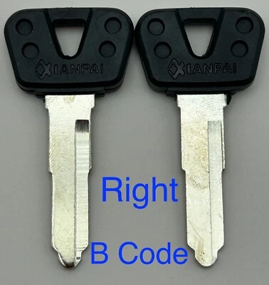 2 Yamaha Venture FZR V Royal YZF R1 R6 XVS Star Key Blank Majesty Scooter Royal  - Image 1 of 2