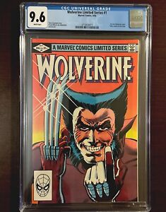 Wolverine Limited Series #1 CGC 9.6  Marvel 1982 Frank Miller White Pages