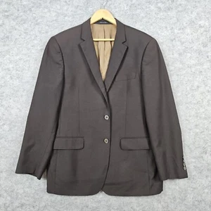 Tiglio Luxe Super 150s Extra Fine Merino Wool Size 42R Novello Brown Blazer - Picture 1 of 12