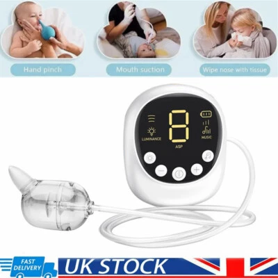 Electric Baby Nasal Aspirator Newborn Mucus Nose Suction Baby Nose Cleaner New