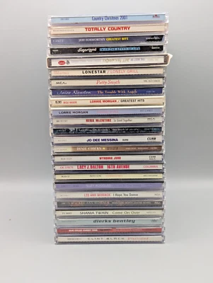 Country 24 CD Lot Bulk Dixie Chicks Cline Twain Womack Judd McEntire Lonestar Foto 1 de 4