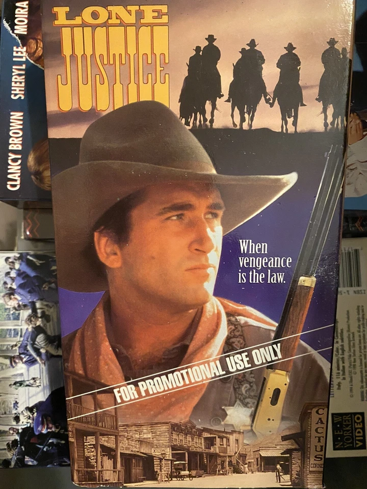 Lone Justice (VHS, 1993) Daniel Baldwin Chris Cooper Rare Western Promo Screener - Image 1 of 1