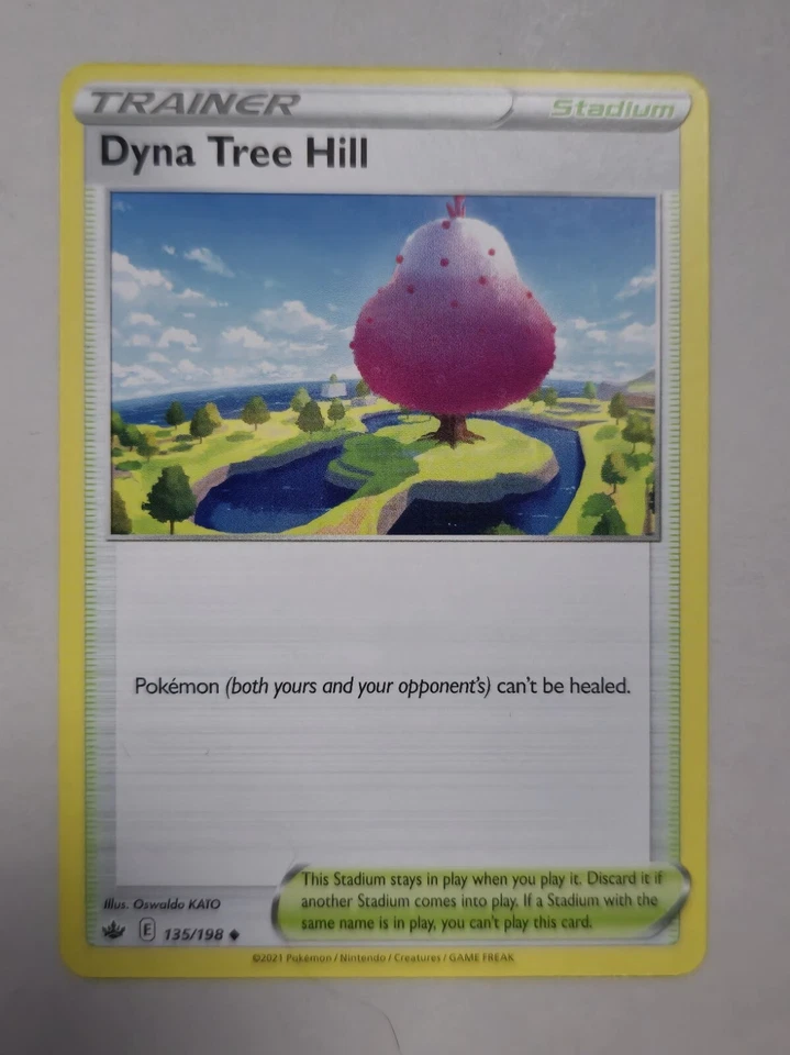 Dyna Tree Hill 135/198 Swsh06: Sword & Shield - Chilling Reign Regular - Image 1 of 2