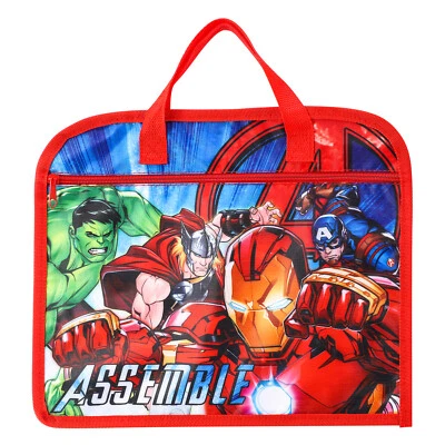 Avengers Kinder Kinder Schultasche mit Reißverschluss Grundschule Lesetasche Marvel