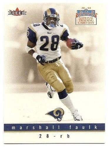 2004 NATIONAL TRADING CARD DAY Marshall Faulk #6 - Image 1 of 1