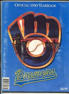 Milwaukee Brewers Yearbook 1990 MLB Baseball